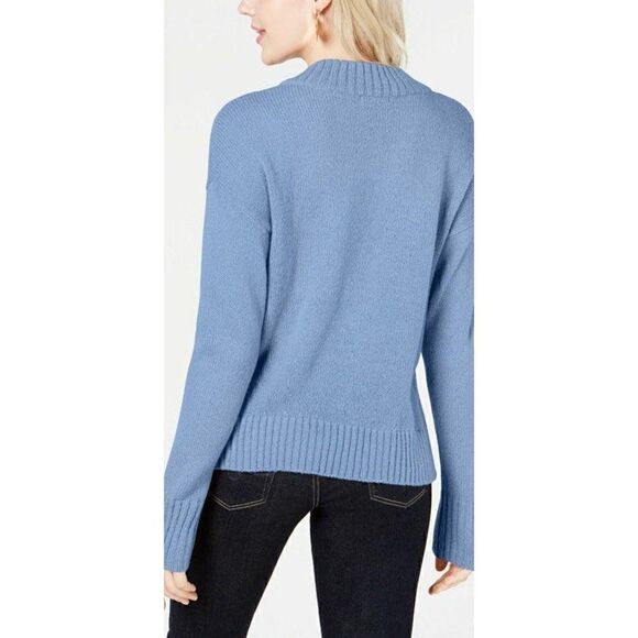 Bar III Soft Fluffy Plunging V-Neck Sweater Top‎ - Picture 2 of 6